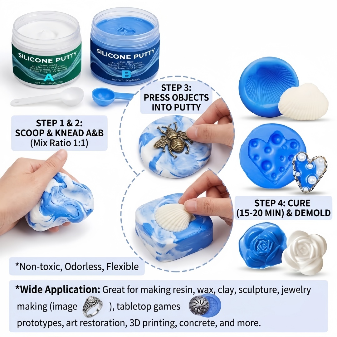 อุปกรณ์ทำแม่พิมพ์ซิลิโคน ใช้งา - Candle Molds บทวิจารณ์และราคา