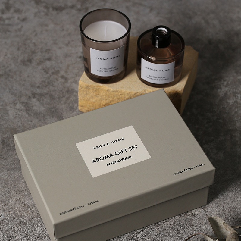 2 ชิ้นชุดกล่องของขวัญน้ํามันหอ - Candle Containers บทวิจารณ์และราคา
