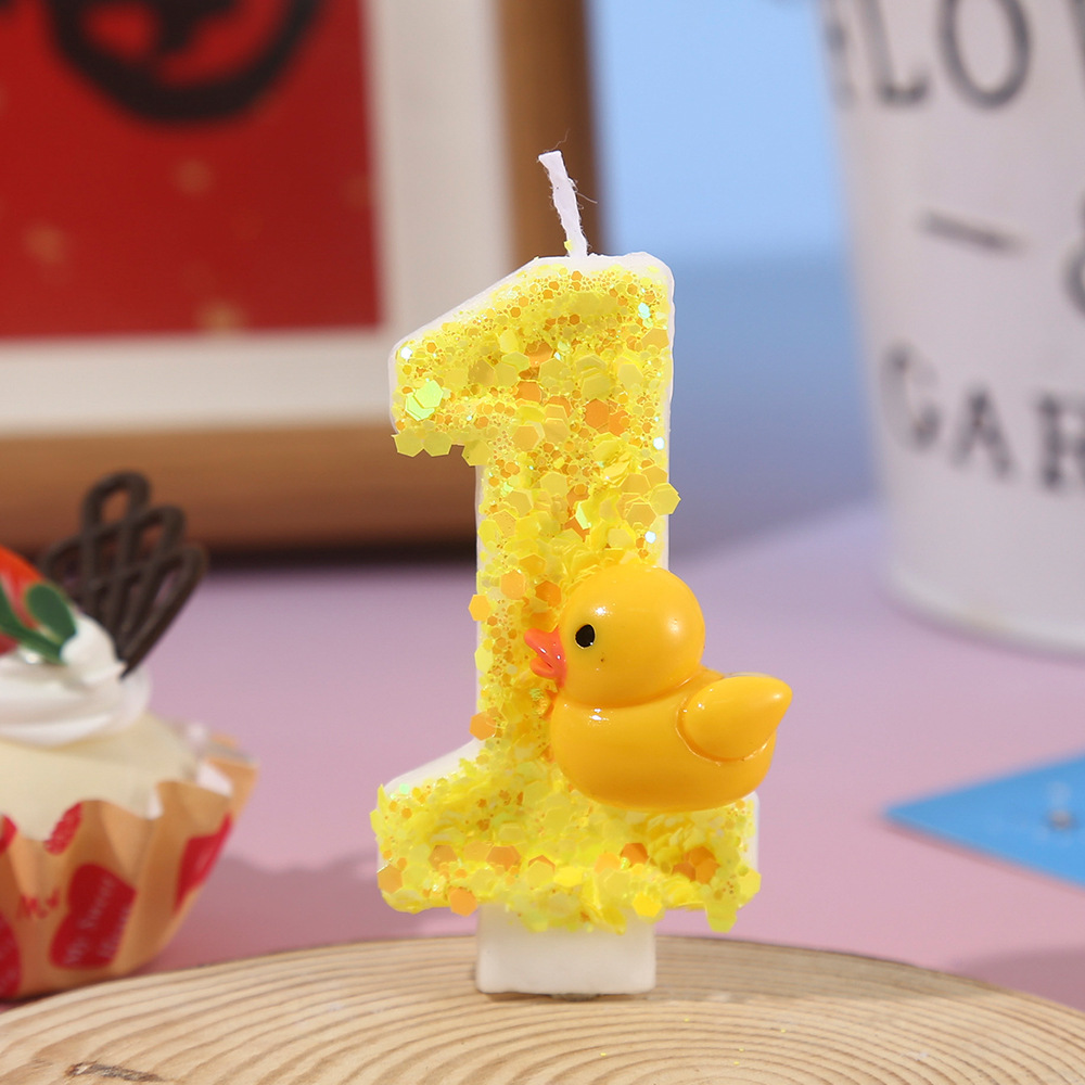 เทียนดิจิทัลรูปเป็ดน้อยสีเหลือ - Silk Candle บทวิจารณ์และราคา