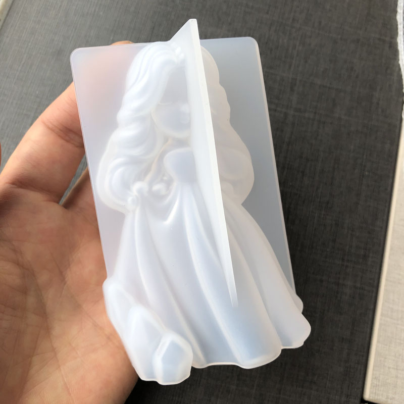 3D น่ารักเจ้าหญิงซิลิโคนเทียนแ - Candle Molds บทวิจารณ์และราคา