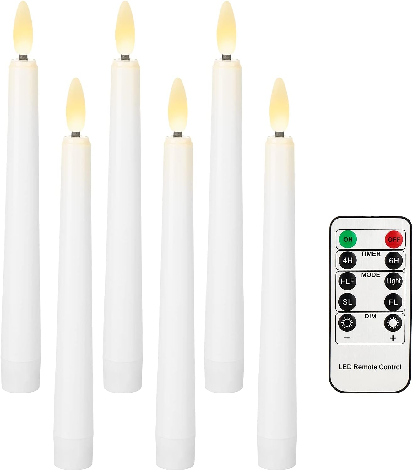 เทียน LED ขนาด 8 นิ้ว แบบกระพร - Candle Wick บทวิจารณ์และราคา