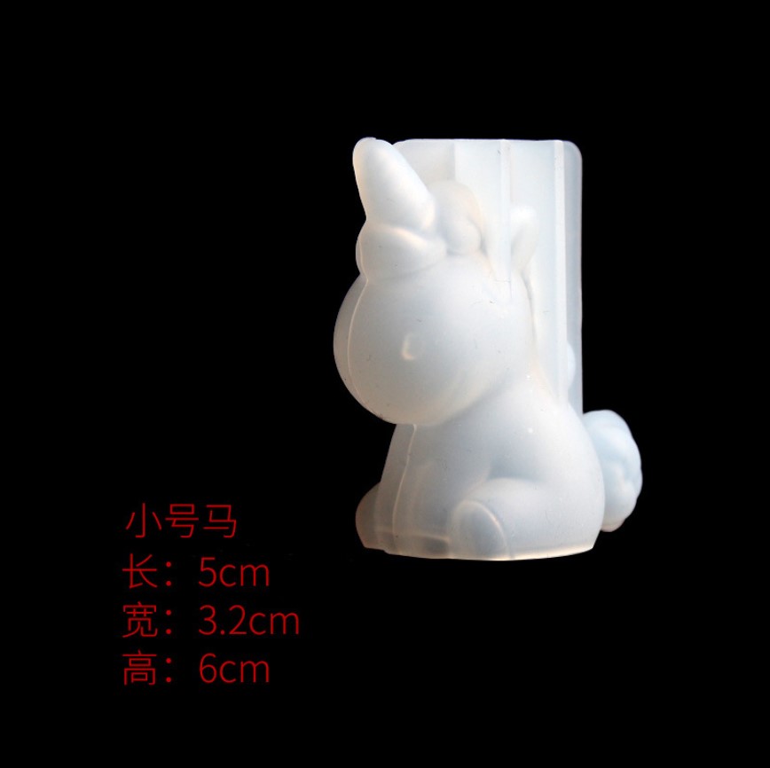 โปร่งใสยูนิคอร์นซิลิโคนอีพ็อกซ - Candle Molds บทวิจารณ์และราคา