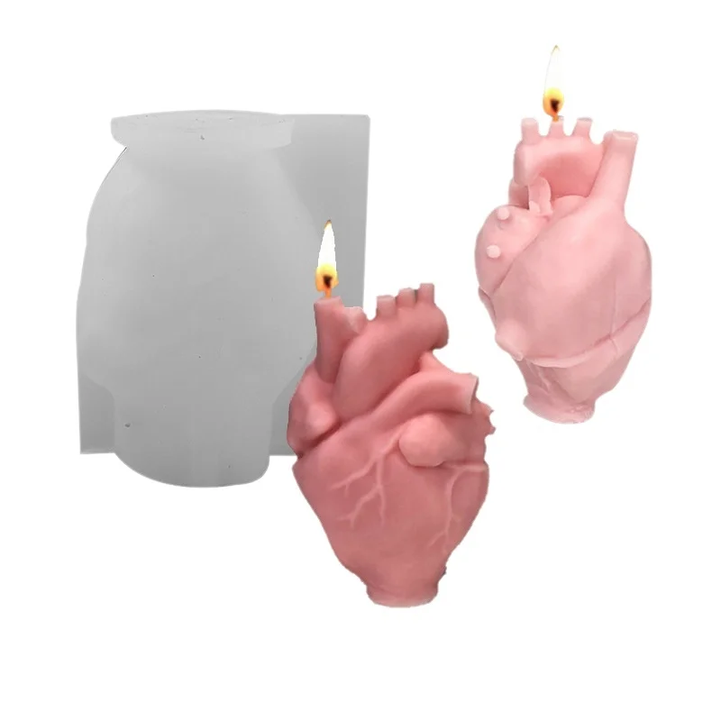 แม่พิมพ์เทียนซิลิโคนรูปหัวใจ D - Candle Making Kit บทวิจารณ์และราคา