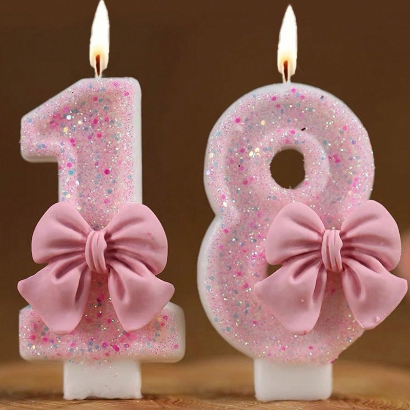 เทียนวันเกิดรูปผีเสื้อสีชมพูปร - Paraffin Wax บทวิจารณ์และราคา