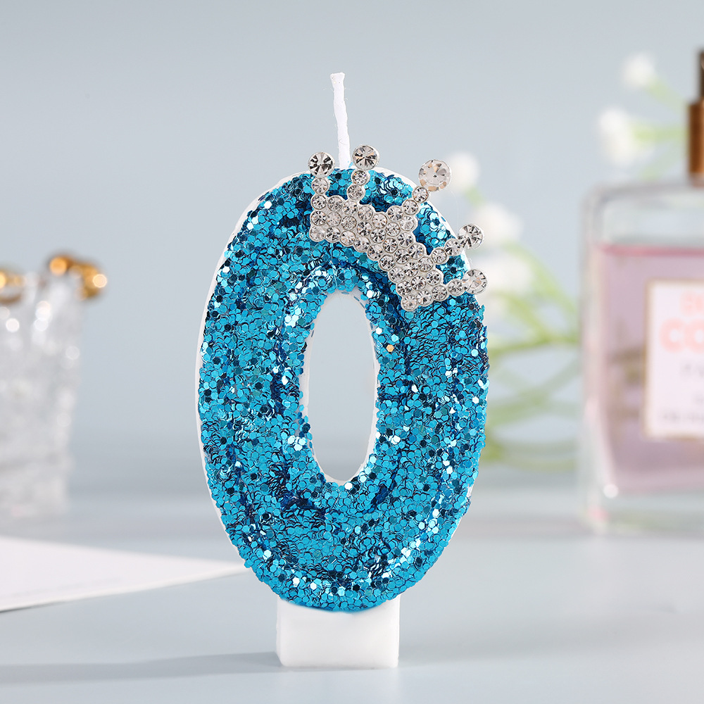 เทียนวันเกิดรูปมงกุฎสีน้ำเงิน  - Silk Candle บทวิจารณ์และราคา