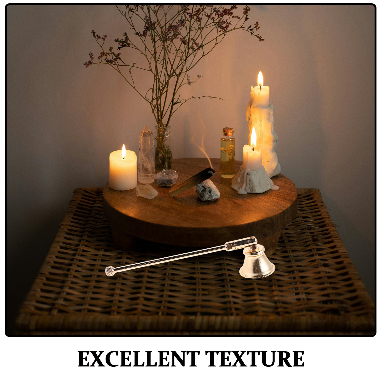 ที่ดับเทียนโลหะด้ามยาว 2 ชิ้น  - Candle Wick บทวิจารณ์และราคา